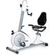 Velocity Exercise Dual Motion Recumbent Exercise Bike in White