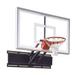 First Team UniChamp Nitro Steel-Glass Adjustable Wall Mounted Basketball System44; Black44; Adjustable Wall Mounted Bask