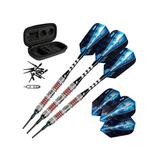 Viper Astro Tungsten Soft Tip Darts 18g with Travel Case Red Rings