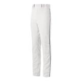Mizuno Men s Premier Pro Piped Baseball Pant G2 Size Extra Small White-Black (0090)