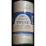 Wallace Cordage ST4-9 Twisted Nylon Twine 1 lbs Fishing Line in White - Size 9