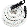 Crown Sporting Goods White Poly Dac Gym Climbing Rope Knotless 10