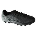 Vizari Stealth Firm Ground Soccer Cleats - Lightweight Durable & Comfortable Kids & Youth Soccer Cleats with Excellent Traction - Girls & Boys Soccer Shoes with Padded Heel & Anti-Stretch Lining