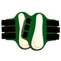 Intrepid 114264 Splint Boots with White Leather Patches Green - Large