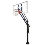 First Team Force Pro In-Ground Basketball Hoop with 60 Inch Glass Backboard