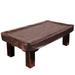 Brybelly 9-Foot Brown Leatherette Billiard Table Cover