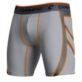 CHAMPRO Wind Up Compression Sliding Shorts Adult Large Grey