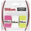 Wilson Tennis Racquet Racket Pro Comfort Overgrip (3 Pk) Felt (Assorted Colors)