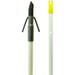 Muzzy Classic White Fish Arrow with Carp Point (Nock & Bottle Slide Installed)