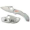 Spyderco Dragonfly Tattoo Stainless Steel Plain Blade Edge - C28PT