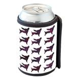 KuzmarK Insulated Drink Can Cooler Hugger - Chihuahua Dog Camoflauge