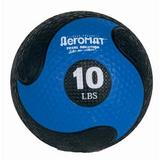Deluxe 9 in. Medicine Ball in Black and Blue (Deluxe)
