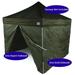 Impact Canopy 10 x 10 Canopy 4 Sidewalls Outdoor Gazebo Canopy Replacement Walls Only Black