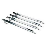 Coleman Steel 12 Tent Stakes 4 Pack Silver Color