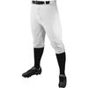 Champro Sports Youth Triple Crown Knickers Baseball Pants - White - Small