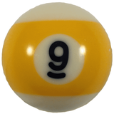 1-1/2 Mini Pool Ball Individual Replacement - #9 Ball