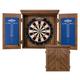 American Legend Charleston Bristle Dartboard Cabinet Set - Includes 18â€� dartboard and 6 steel tip darts