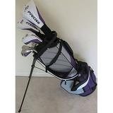 Ladies Complete Golf Set Driver Fairway Wood Hybrid Irons Putter Clubs and Stand Bag Graphite Shafts Right Handed