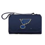 Navy St. Louis Blues Outdoor Picnic Blanket Tote