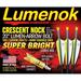 Lumenok Xbow Arrow 20 Carbon - Hd Orange Crescent Nock 3pk