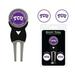 Teamgolf Texas Christian University Horned Frogs Golf Signature Divot Tool Nickel - Pack of 3