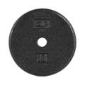 CAP Barbell Standard Cast Iron Weight Plate 10 Lbs. Black