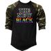 Men s Rainbow The New Black KT T201 Camo Raglan Baseball T-Shirt 2X-Large Camo