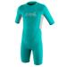 O Neill Reactor toddler shorty wetsuit Youth 3 Light aqua/cool grey (5127G)