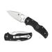 Spyderco Native 5 Lightweight Signature Folder Knife with 2.95 CPM S30V Steel Blade and Black FRN Handle - PlainEdge - C41PBK5