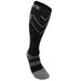 CSX Compression Socks Sport Recovery Style 20-30 mmHg M SILVER ON BLACK (X220SB-M)