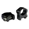 Warne 7201M Mountain Tech Ring Set 1 Diam Medium 7075 T6 Aluminum Black Hardcoat Anodized