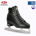 BOTAS - model: CEZAR / Made in Europe (Czech Republic) / Innovated Figure Ice Skates for Men Boys / Layered Real Leather Upper / LTT technology / Stretchy Cuff / Color: Black Size: Adult 13