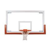 First Team Victory Upgrade Package Steel-Glass Gymnasium Backboard44; Rim & Pad Upgrade Package- Forest Green