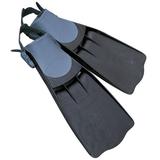 Classic Accessories Turbo Thruster Fins 22 x 9.5 Black and Grey