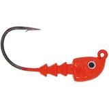 Bass Assassin JA06102 Red 1/8oz Needlepoint Wide Hook Fishing Jig Head Lure