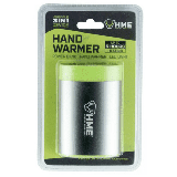 HME Products Rechargeable Hand Warmer Portable Power Device w/White LED Flashlig