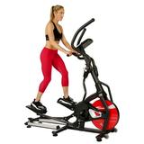 Sunny Health & Fitness Magnetic Elliptical Trainer Machine with LCD Monitor and Heart Rate Monitoring - Stride Zone SF-E3865