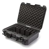Nanuk 925 Waterproof Professional Gun Case Military Approved with Custom Foam Insert for 4UP - Graphite