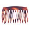 CARAVANÂ® FRENCH TORTOISE SHELL CLASSIC COMB WITH RIM SEMI DEEP CURVE