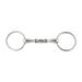 Jacks 20109-5-3-4 Stainless Steel Horizontal Elliptical Loose Ring Snaffle Bit - 5.75 in.