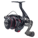 Quantum Smoke Spinning Fishing Reel Size 40 Reel Changeable Right- or Left-Hand Retrieve Continuous Anti-Reverse Clutch with NiTi Indestructible Bail SCR Alloy Frame 6.0:1 Gear Ratio Black