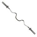 Sunny Health & Fitness Olympic 48 Curl Bar with Ring Collars for Strength Training Weightlifting and Home Exercise OB-48