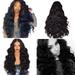 Tailored Women s Fashion Wig Black Synthetic Hair Long Wigs Wave Curly Wig