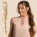 Madison Braids Women s Clip On Long Ponytail Hair Extension Hair Piece - Naomi - Platinum