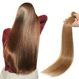 S-noilite 100% Remy Hair Human Hair Extensions U Tip Hair Extensions Straight Silky Hair