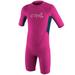 O Neill Reactor toddler shorty wetsuit Youth 3 Berry/slate (5127G)