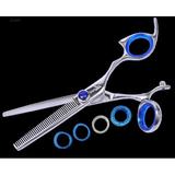 Sharkfin 40 Tooth Right Hand Professional Swivel Stainless Scissor Shears