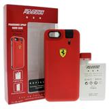 Ferrari Scuderia Red by Ferrari for Men - 2 Pc Gift Set 2 x 25ml EDT Spray (Rechargeable) iPhone 6/6s Protection