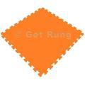 Get Rung Fitness Mat with Interlocking Foam Tiles for Gym Flooring. Excellent for Pilates Yoga Aerobic Cardio Work Outs and Kids Playrooms. Perfect Exercise Mat(ORANGE 216SQFT)