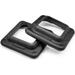 Yes4All Aerobic Risers for Step Platform - 16 x 16 x 2.2 in Black (A pair)